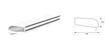 Single Glazing Bead Profile