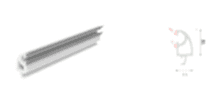 Zenia Sliding 20 Mm Double Glazing Bead Profile