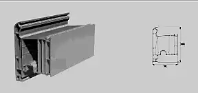 Outside Opening Door Profile With Lock